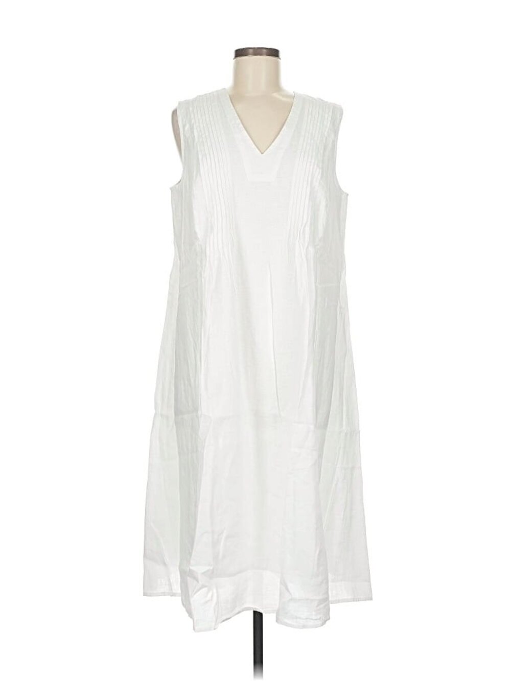 Perfect Summer J Jill Dress! White Linen!